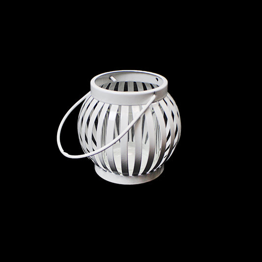 Candle Holder Lantern Style With Handle 6cm x 8cm 3573 (Parcel Rate)