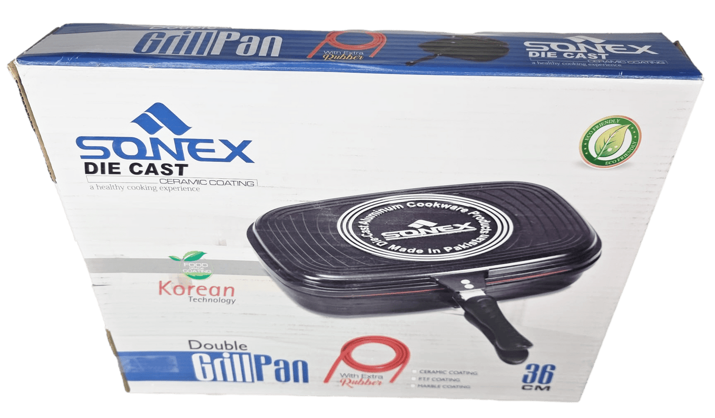 Magic Pan Sonex Diecast Kitchenware Double Sided Multifunctional Pan 36 cm 52342 A W25 (Parcel Rate)