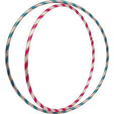 Multicolour Glitter Hula Hoop Fitness Exercise Game Workout Activity 65cm 0734 H65  (Parcel Rate)