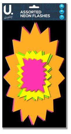 Assorted Neon Flashes P2033 (Large Letter Rate)