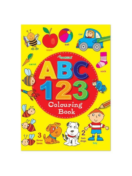 A4 My Brilliant ABC / 123 Children's Colouring Book P2821 (Parcel Rate)