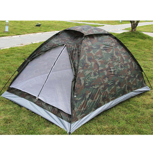 Outdoor Garden Camping Family Tent 4 Person 200 x 200 x 150 cm Assorted Colours 3530 (Parcel Rate)