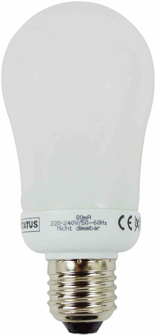 Status 5W Mini GLS Bulb Low Energy 240 Lumen E27 Small Screw Cap 5282 (Parcel Rate)