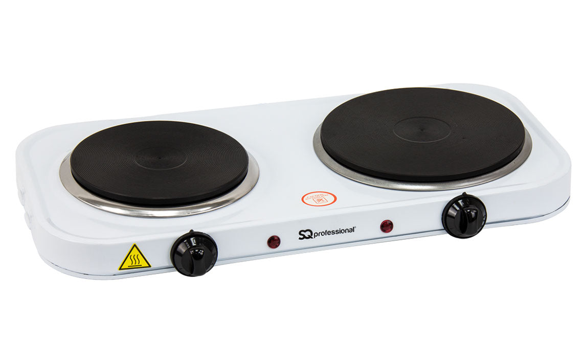 SQ Professional Blitz Electric Double Hot Plate Hob 2500W 4010 (Parcel Rate)
