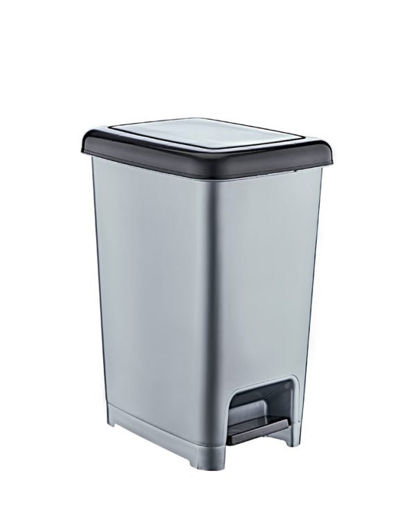 Plastic Kitchen Bathroom Slim Pedal Bin 15 Litre D01042 / PB15 A (Big Parcel Rate)