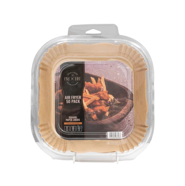 50 PCS SQUARE AIR FRYER PAPER LINER SKU KGT1590GE
