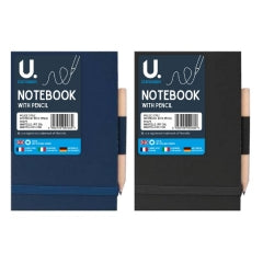 Police Style Notebook with Pencil in CDU 12.5 x 8.8 x 1.3cm 104g SKU P2079