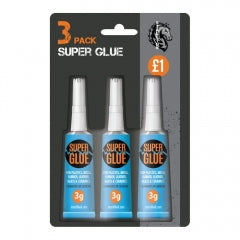 3pk Superglue 16x10x1.2cm 20g SKU A2422