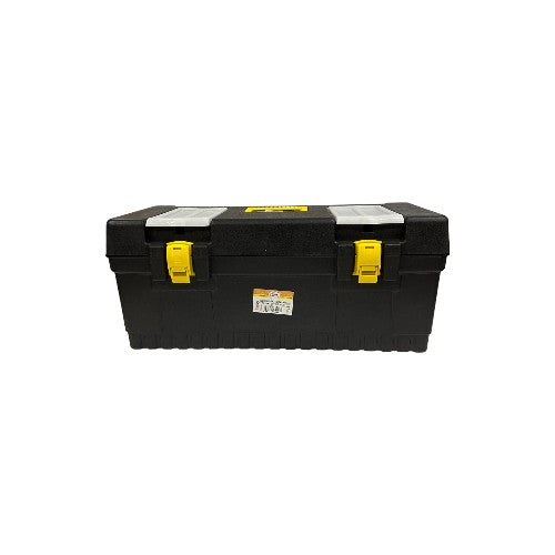 Plastic Tool Box for Secure Equipment Storage Black and Yellow 16 Inches SKU MW-8681447059442-PP