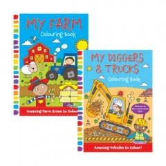Farm & Building Site Colouring Books for Creative Children's Play Assorted Designs 19.8x27x0.5cm 150g SKU MW-9781835281604-PP