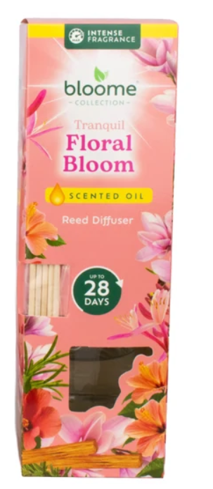 Scented Oil Reed Diffuser for Serene and Luxurious Spaces Tranquil Floral Bloom 30ml Capacity Up to 28 Days SKU MW-5056683934861-PP