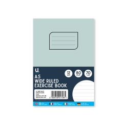 A5 Wide Ruled Exercise Book 21x14.8x0.8cm 160g P1047