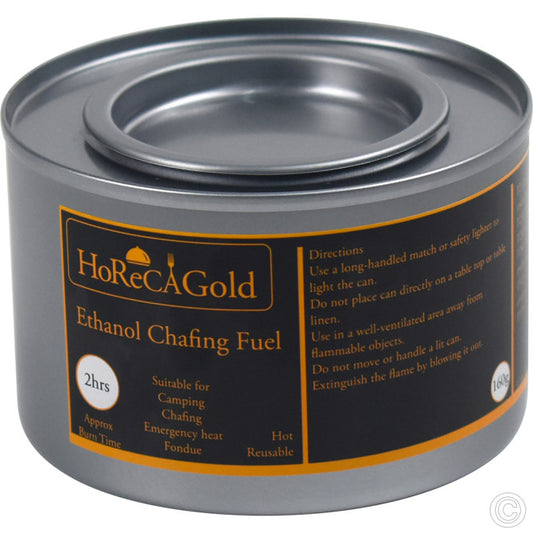 HorecaGold Ethanol Chafing Fuel 160g (2 Hours Burn Time) ST81984