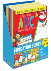 Squiggle My First Activity Book for Early Learning ABC 123 Shapes Assorted 27x20cm 100g SKU MW-9781835280744-PP