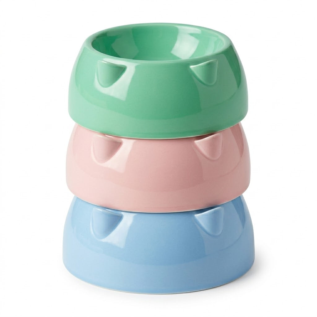 Cat Bowl Variety Colour 15x15x8cm 55g SKU8120