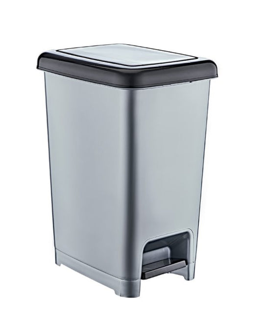 Plastic Kitchen Bathroom Slim Pedal Bin 25 Litre D01043 / PB25 A (Big Parcel Rate)