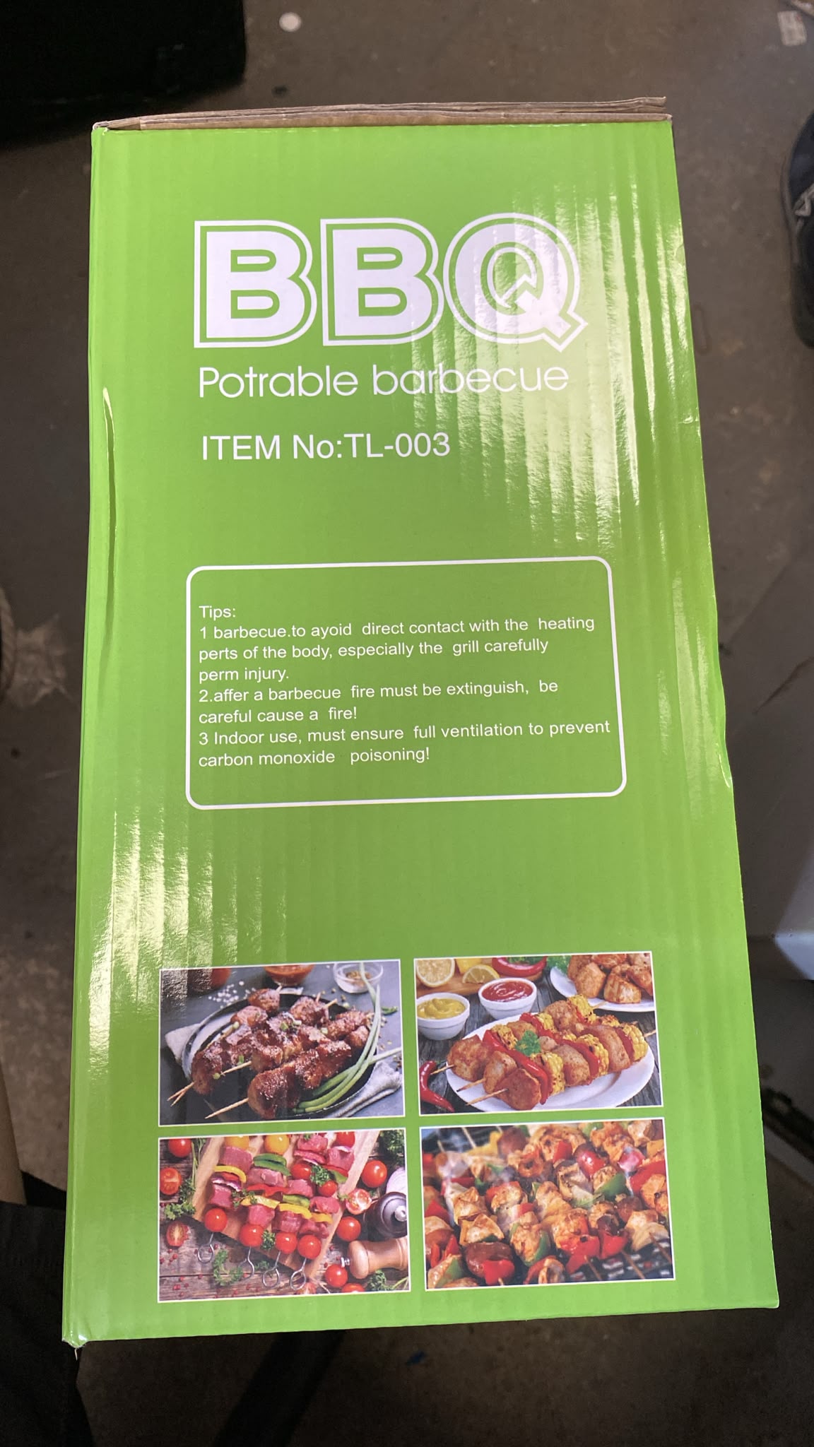 BBQ Potrable Barbecue TL003 73x73x71