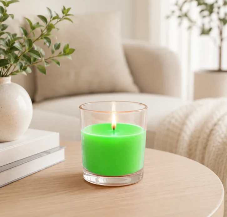 Bloome Glass Jar Candle for Creating a Calming Atmosphere Balancing Spring Meadow Scent 95g Up to 10 Hours Burn Time Green SKU MW-5056683934892-PP