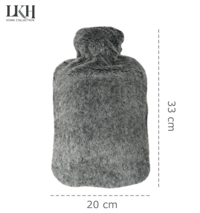 2 Litre Hot Water Bottle with Sharpa Cover SKU 9272