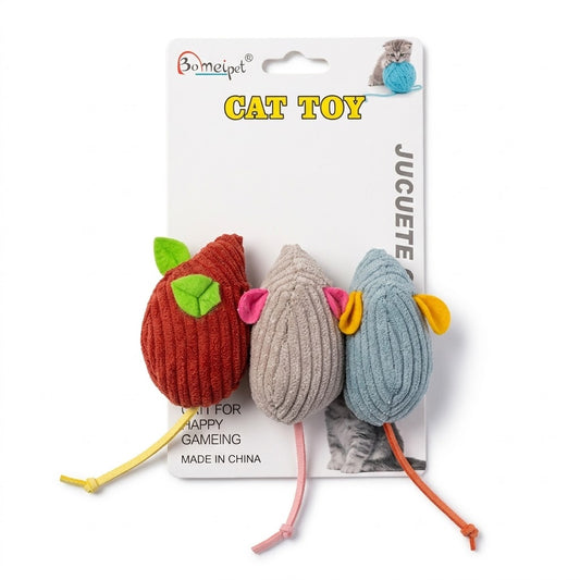 Cat Mouse Toy Play Ball 16x9x4cm 21g SKU8125