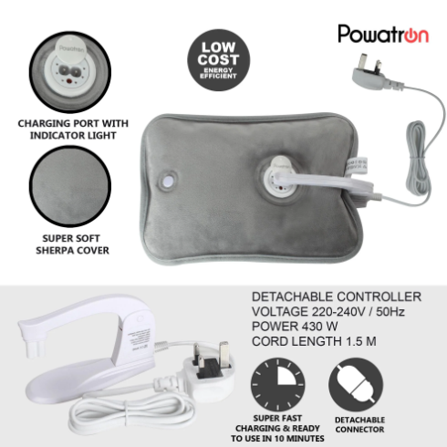 Rechargeable Electric Hot Water Bottle SKU 2028