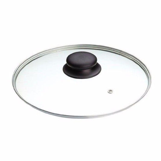 38 cm Clear Glass Pan Lid With Knob Replacement Pan Lid 07933