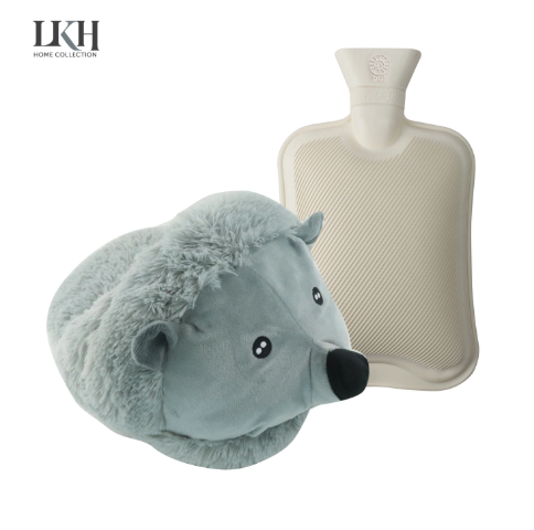 2 Litre Hot Water Bottle with Slipper Sherpa Cover SKU 3681