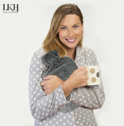2 Litre Hot Water Bottle with Sharpa Cover SKU 9272