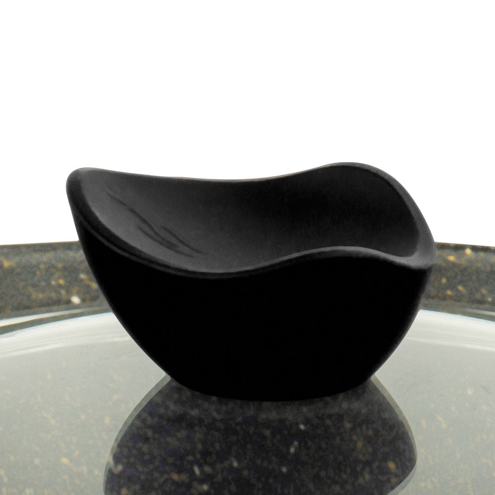 SQ Professional Caia Die Cast Stock Pot Set of 3 Black P97104 / 7420 (Big Parcel Rate)