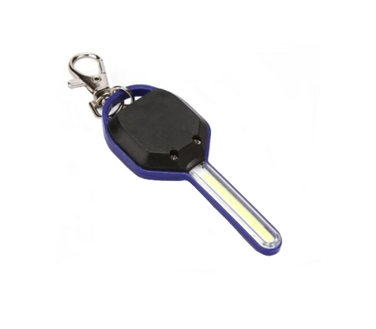 Mini Flashlight Torch Keychain Key Shape 8 cm Assorted Colours 7488