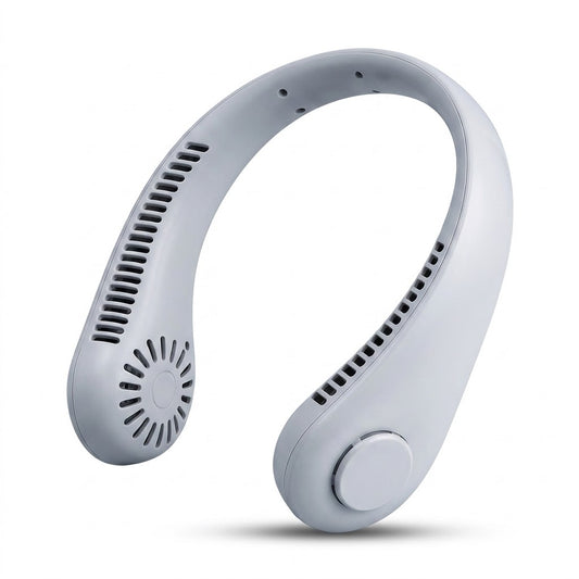 G5 Leafless Hanging Neck Fan, Hands-Free Wearable USB Rechargeable – 16 × 20 × 7 cm, 220g, SKU SG-9060