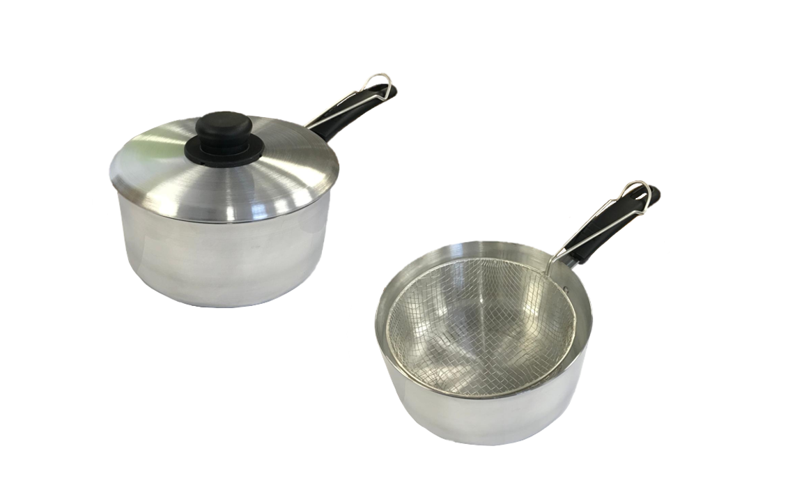 Chips Pan with Frying Basket 9