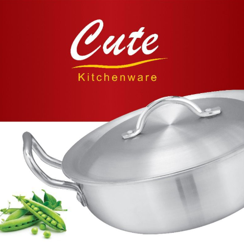 CUTE Metal Wire Handle Karahi Wok Pan Set of 3 Assorted Sizes 1 - 3 CUTEK3 (Big Parcel Rate)