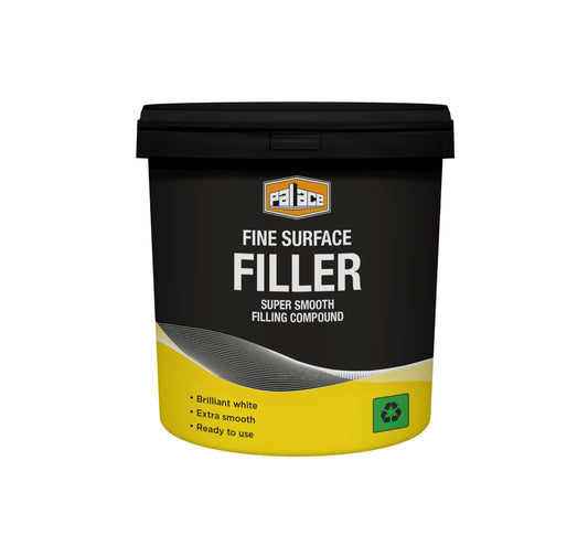 Palace Fine Surface Filler Tub 600g Brilliant White 68-4 (Parcel Rate)