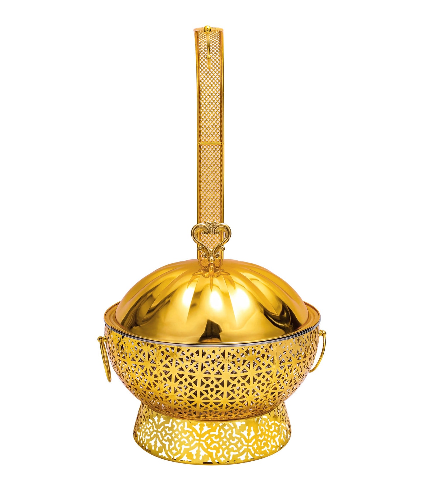 Buffet Banquet Chafing Dish with Lid 8L Gold 001G (Big Parcel Rate)