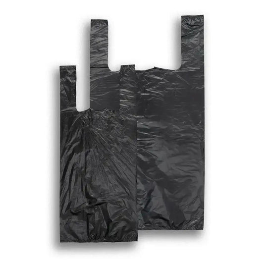 Small Black Vest Carriesrs 8x 13x18 Approx  20 Packets  SKU 31775