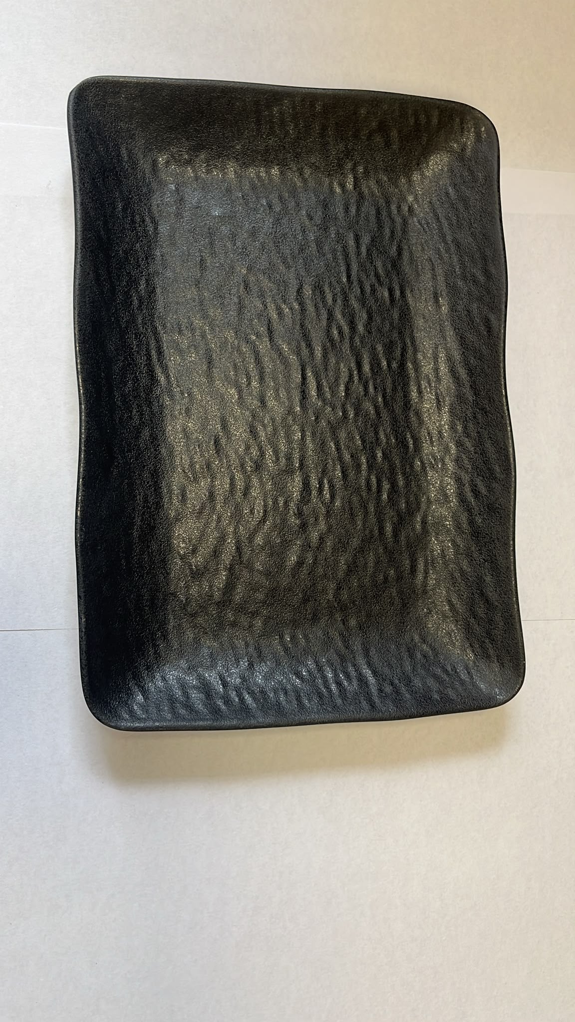Black Plate 21 x 32 cm 260 Gram   sku 8196