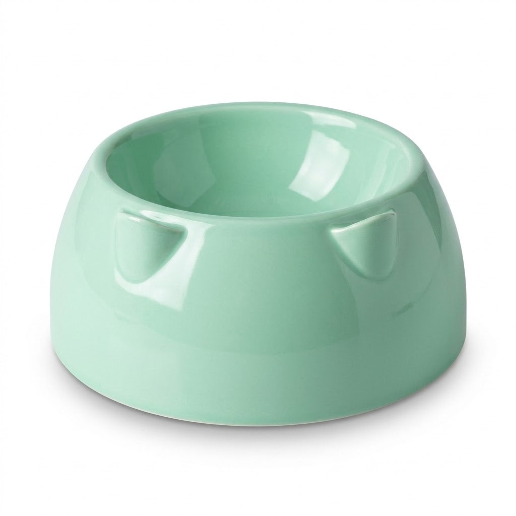 Cat Bowl Assorted Colours 19x19x10cm 86g SKU8121