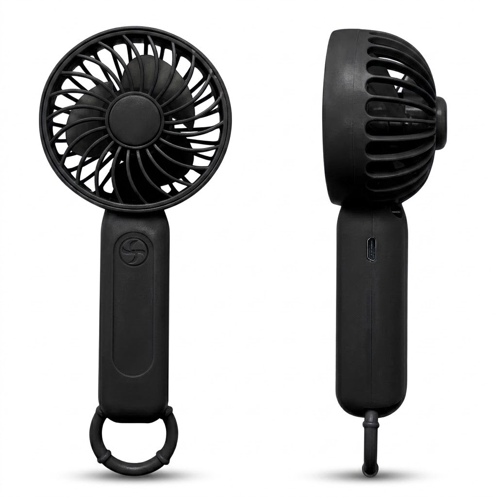 Hand Fan 3-Speed USB-Rechargeable 5V 0.5–1A Portable Mini Fan SG-9061