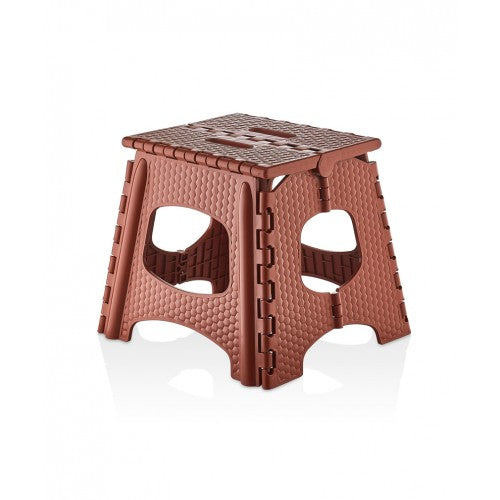 Plastic Medium Folding Stool H 28 x 28cm Assorted Colours K0271 / THL978