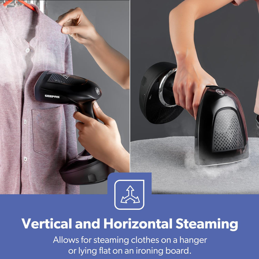 Electric Handheld Vertical Garment Clothes Steamer 400ml 1500W GGS25040UK (Parcel Rate)