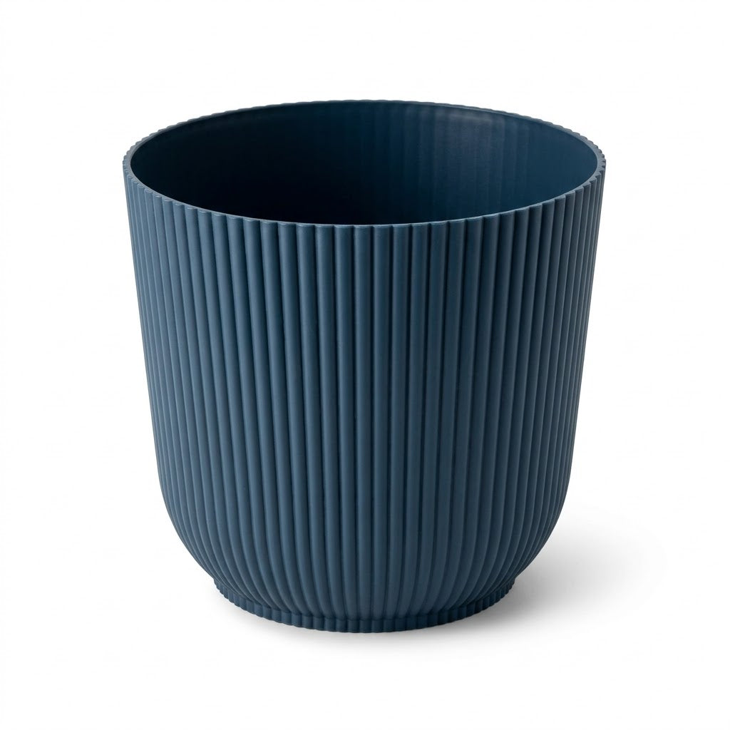 Plastic Flower Pot Assorted Colours 14x14x13cm 105g SKU 8233