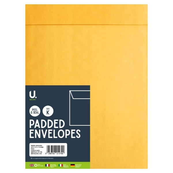 Padded Envelope Size K 480 x 370 mm Pack of 1 P2222 (Parcel Rate)