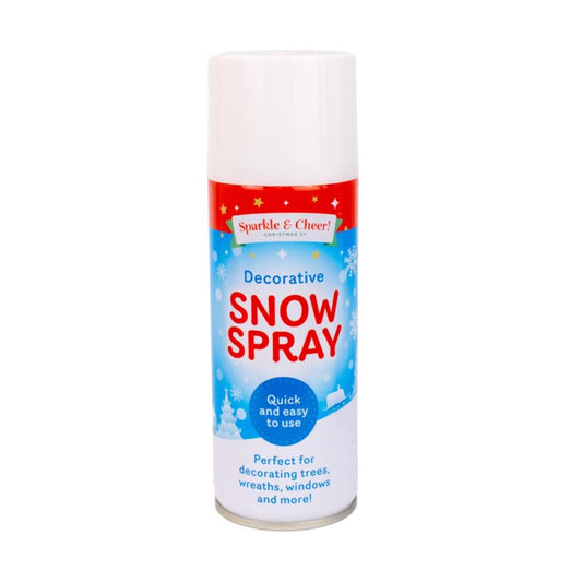 Sparkle and Cheer Decorative Christmas Snow Spray 250ml 324378 (Parcel Rate)