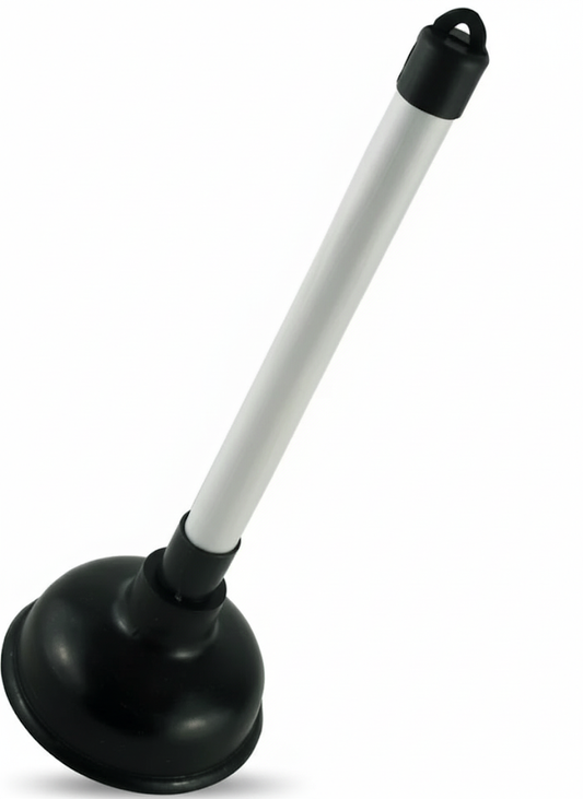 Heavy Duty Bathroom Toilet Plunger Drainer Plastic Stick CK4068 A (Parcel Rate)
