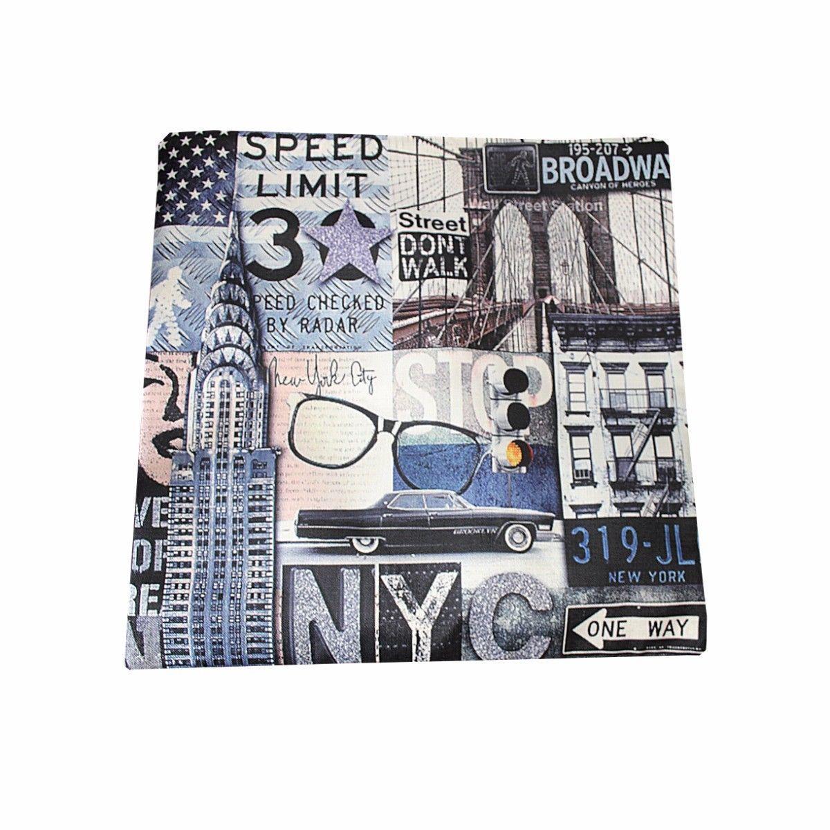 Bedroom Couch Cushion Cover Case 43 x 43 cm Assorted Designs 3954 (Large Letter Rate)