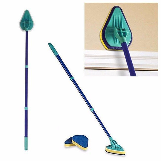 Clean Reach 3 In 1 Cleaning Pad Brush Scrubber Cleaning Product Handle & 3x Pads 4537 (Parcel Rate)