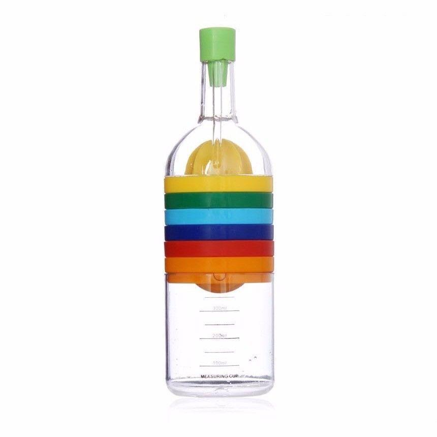 Plastic 8 in 1 Kitchen Bottle Shaped Bar Cocktail Utensil Set 2501 (Parcel Rate)