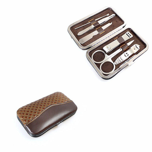 Pocket Size High Quality Designer Nail Care Pedicure Set In Stainless Steel 4159 (Large Letter Rate)