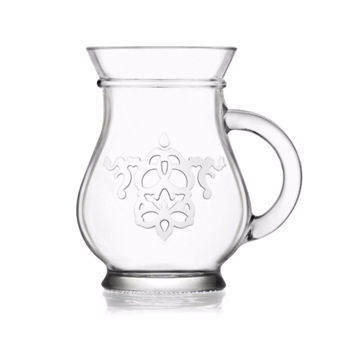 Patterned Glass Jug 330cc Pack of 2 AYR034